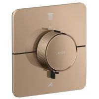 Axor ShowerSelect ID bateria wannowo-prysznicowa podtynkowa z termostatem czerwony złoty polerowany 36754300