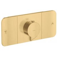 Axor One moduł prysznicowy podtynkowy termostatyczny złoty optyczny szczotkowany 45712250