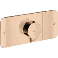 Axor One moduł prysznicowy podtynkowy termostatyczny czerwony złoty polerowany 45712300