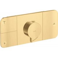 Axor One moduł prysznicowy podtynkowy termostatyczny złoty optyczny szczotkowany 45713250