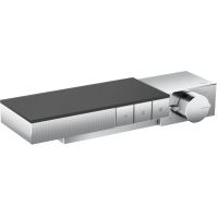 Axor Edge bateria wannowo-prysznicowa podtynkowa termostatyczna szlif diamentowy chrom 46141000