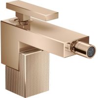 Axor Edge bateria bidetowa stojąca czerwony złoty polerowany 46211300