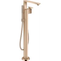 Axor Edge bateria wannowo-prysznicowa wolnostojąca czerwony złoty polerowany 46441300