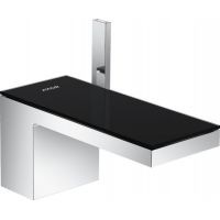 Axor MyEdition bateria umywalkowa stojąca EcoSmart chrom/czarne szkło 47010600