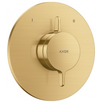 Axor One bateria wannowo-prysznicowa podtynkowa złota optycznie szczotkowana 48415250