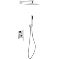 Besco Aspira II zestaw prysznicowy podtynkowy chrom BP-AII-CH