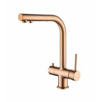 Blue Water Apala bateria kuchenna stojąca z podłączeniem wody filtrowanej miedź