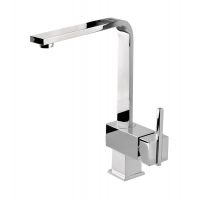 Deante Cubic bateria kuchenna stojąca chrom BDD063M