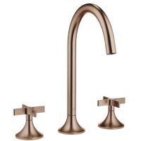 Dornbracht Vaia bateria umywalkowa stojąca wysoka 3-otworowa brąz szczotkowany PVD 20713809-42