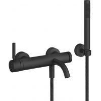 Dornbracht Meta bateria wannowo-prysznicowa ścienna czarny mat 33233660-33