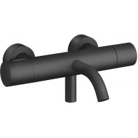 Dornbracht Meta bateria wannowo-prysznicowa ścienna termostatyczna czarny mat 34201979-33