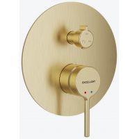 Excellent Pi bateria wannowo-prysznicowa podtynkowa złoty szczotkowany AREX.1247GB