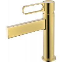 FDesign Zaffiro bateria umywalkowa stojąca złoty szczotkowany FD1-ZFR-2-57