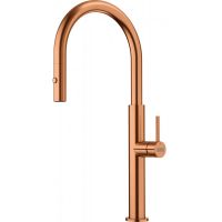 Franke Pescara J pull-out spray bateria kuchenna stojąca miedziany 115.0741.698