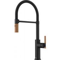 Franke Maris Stripes semi-pro bateria kuchenna stojąca czarny mat/miedziany 115.0747.680