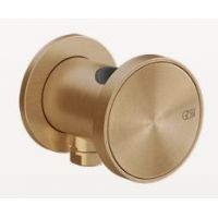 Gessi Origini przyłącze kątowe z uchwytem warm bronze PVD 66161.726