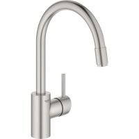 Grohe Concetto bateria kuchenna stojąca z wyciąganą wylewką stal nierdzewna 32663DC3