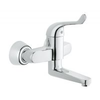 Grohe Euroeco Special bateria umywalkowa ścienna z bezpiecznym mieszaczem chrom 32792000