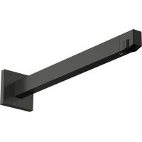 Hansgrohe ramię deszczownicy 39 cm ścienne czarny chrom szczotkowany 24337340