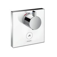 Hansgrohe ShowerSelect Glass bateria prysznicowa podtynkowa termostatyczna biały/chrom 15735400