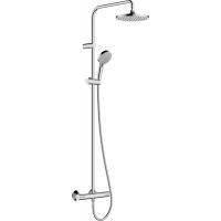 Hansgrohe Vernis Blend zestaw prysznicowy ścienny termostatyczny z deszczownicą chrom 26089000