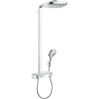 Hansgrohe Raindance Select E Showerpipe zestaw prysznicowy ścienny termostatyczny chrom 27127000