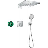 Hansgrohe Raindance zestaw prysznicowy podtynkowy termostatyczny z deszczownicą chrom 27952000