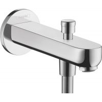 Hansgrohe Metris S wylewka wannowa z przełącznikiem ścienna chrom 31417000