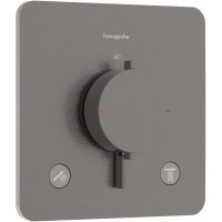 Hansgrohe Ecostat Comfort Q bateria wannowo-prysznicowa podtynkowa termostatyczna czarny chrom szczotkowany 33713340