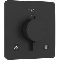 Hansgrohe Ecostat Comfort Q bateria wannowo-prysznicowa podtynkowa termostatyczna czarna 33713670