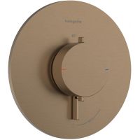 Hansgrohe Ecostat Comfort S bateria prysznicowa podtynkowa termostatyczna brąz szczotkowany 33714140