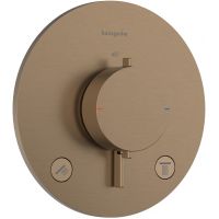 Hansgrohe Ecostat Comfort S bateria wannowo-prysznicowa podtynkowa termostatyczna brąz szczotkowany 33715140