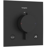 Hansgrohe Ecostat Comfort E bateria wannowo-prysznicowa podtynkowa termostatyczna czarna 33716670