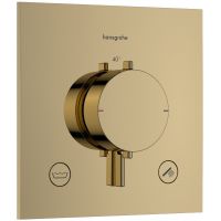 Hansgrohe Ecostat Comfort E bateria wannowo-prysznicowa podtynkowa termostatyczna złoty optyczny polerowany 33716990
