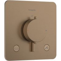 Hansgrohe Ecostat Comfort Q bateria wannowo-prysznicowa podtynkowa termostatyczna brąz szczotkowany 33717140