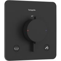 Hansgrohe Ecostat Comfort Q bateria wannowo-prysznicowa podtynkowa termostatyczna czarna 33717670