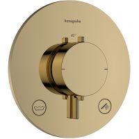 Hansgrohe Ecostat Comfort S bateria wannowo-prysznicowa podtynkowa termostatyczna złoty optyczny polerowany 33718990