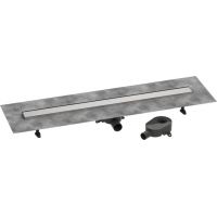 Hansgrohe RainDrain Go odpływ liniowy 100 cm kompletny stal szlachetna szczotkowana 56275800