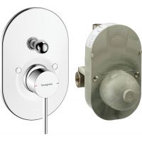 Hansgrohe Zesis S bateria wannowo-prysznicowa podtynkowa chrom 74418000