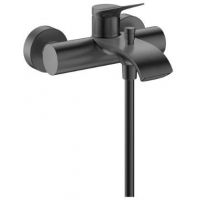 Hansgrohe Vivenis bateria wannowo-prysznicowa ścienna czarny chrom szczotkowany 75423340