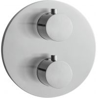 Herzbach Deep iX bateria wannowo-prysznicowa podtynkowa termostatyczna stal szczotkowana 17.503055.1.09