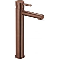 Herzbach Design iX PVD bateria umywalkowa stojąca wysoka miedź 21.133200.2.39