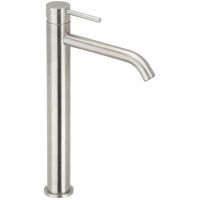 Herzbach Deep iX bateria umywalkowa stojąca wysoka stal szczotkowana 28.203200.2.09