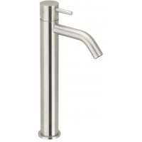 Herzbach Deep iX bateria umywalkowa stojąca wysoka stal szczotkowana 28.203420.2.09