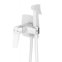 KFA Armatura Malaga White bateria bidetowa podtynkowa biała 4529-512-44