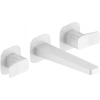 KFA Armatura Malaga White bateria umywalkowa podtynkowa biała 4529-821-44