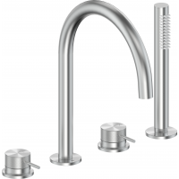 KFA Armatura Moza 316L bateria wannowo-prysznicowa nawannowa stal inox 5045-210-22