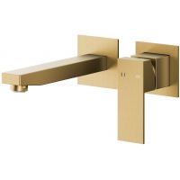 KFA Armatura Logon Brushed Light Gold bateria umywalkowa podtynkowa złoty szczotkowany 5139-810-39