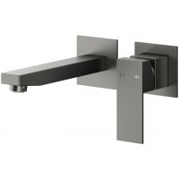 KFA Armatura Logon Gun Metal Grey bateria umywalkowa podtynkowa grafit 5139-810-61