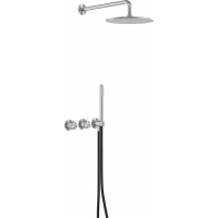 KFA Armatura Moza 316L zestaw prysznicowy podtynkowy z deszczownicą stal inox 5779-510-22